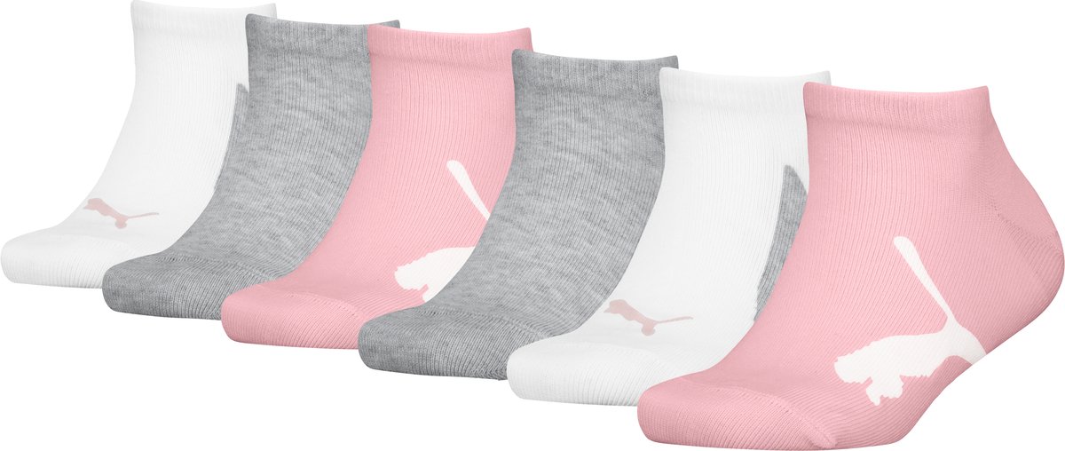 Puma Kids Sneakersokken 6 Pack Roze