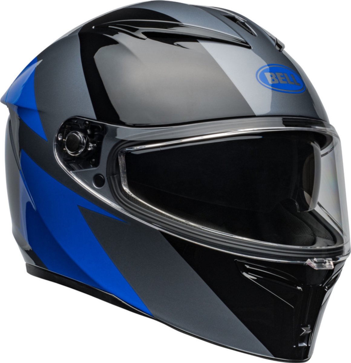 Bell Lithium Shear Grijs Blauw Integraalhelm - Maat L - Helm