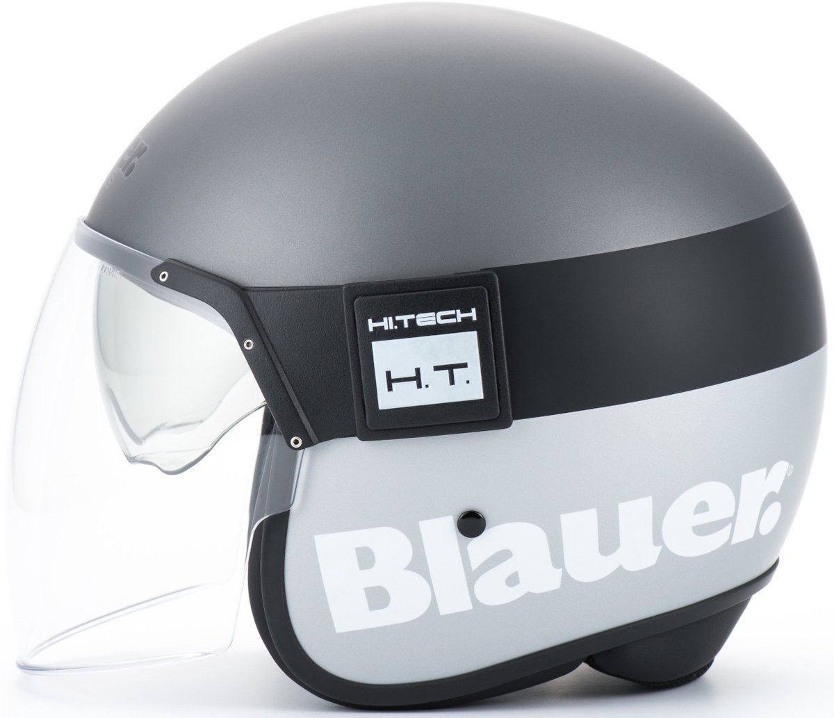 Blauer Pod 06 Mat Grijs Jethelm - Maat L - Helm