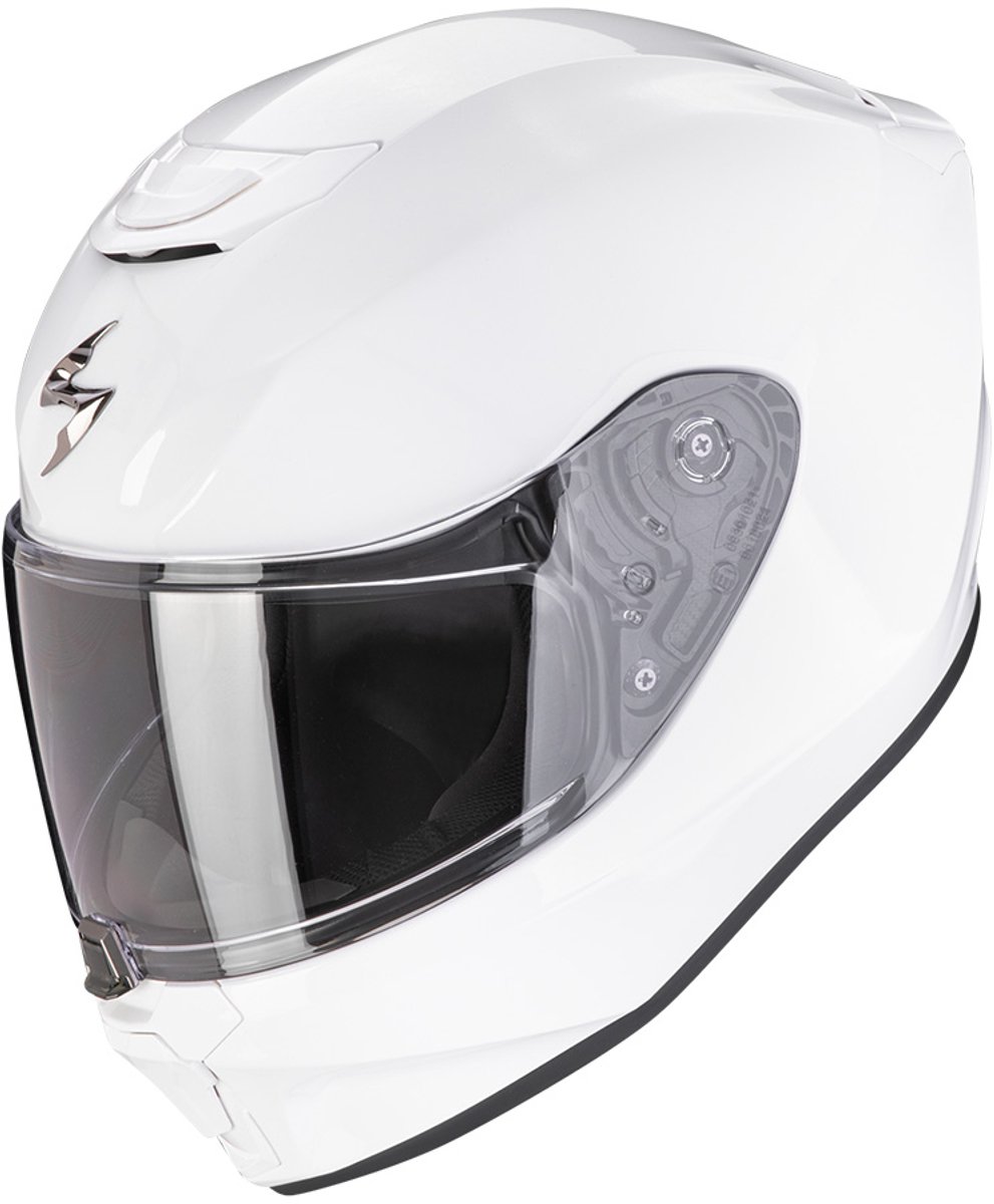 Scorpion Exo-JNR Solid White S - Maat S - Helm