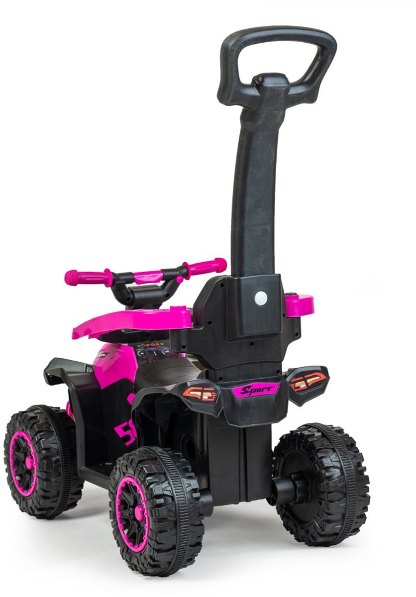 Baby Mix - Step - Mega kinderstep rood kunststof 67x43x92 cm - kinderfiets - stepje - loopfiets - speelgoed - skelter - driewieler