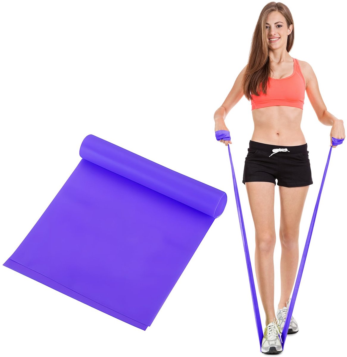 Ibenzoa® Uitgebreide Set Fitness Weerstandsbanden Met Draagtas Voor Diverse Oefeningen En Trainingen