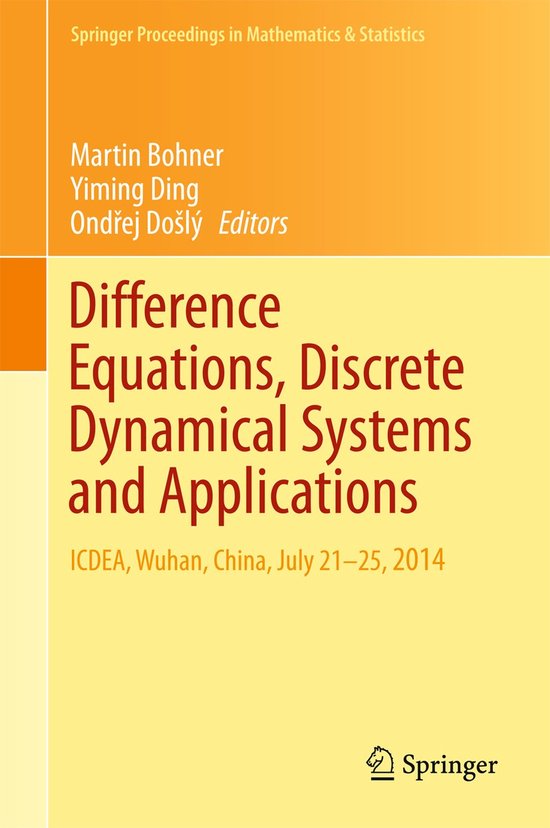 Difference Equations Discrete Dynamical Systems and Applicat ... - cover