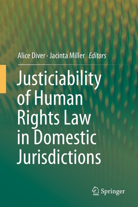 Justiciability of Human Rights Law in Domestic Jurisdictions - cover