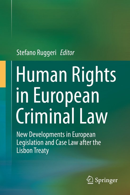 Human Rights in European Criminal Law - cover