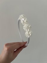 HipByLynn - Diadeem Bloemetjes - Haaraccessoires - Haarbandje - wit - Haaraccessoires - Kinderaccessoires
