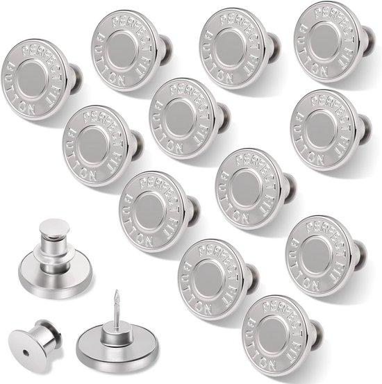 Broek Verkleiners 12 Stuks - Voor Losse Broeken - Geen Gereedschap