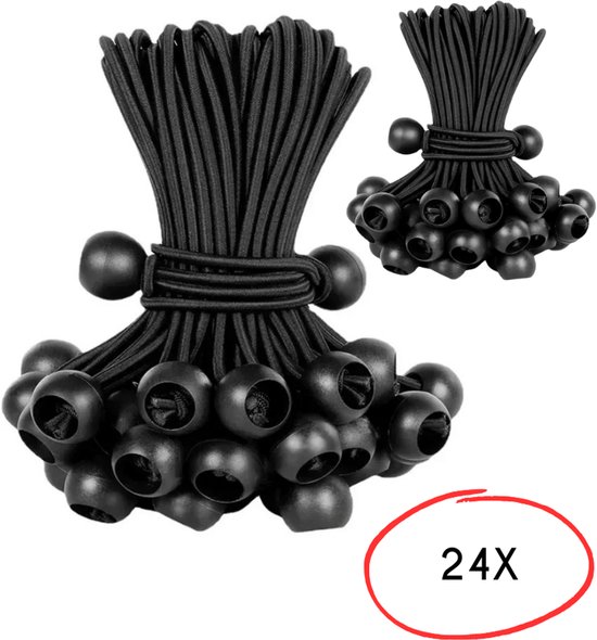 20 Stuks Spanelementen Voor Tenten En Luifels – PVC, Grijs, Met 6 Instelgaten – Flexibel, Stevig En Eenvoudig Te Bevestigen – Voor Campers, Luifels En Vouwwagens