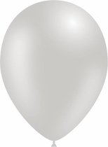 Zilveren Ballonnen Metallic 30cm 50st