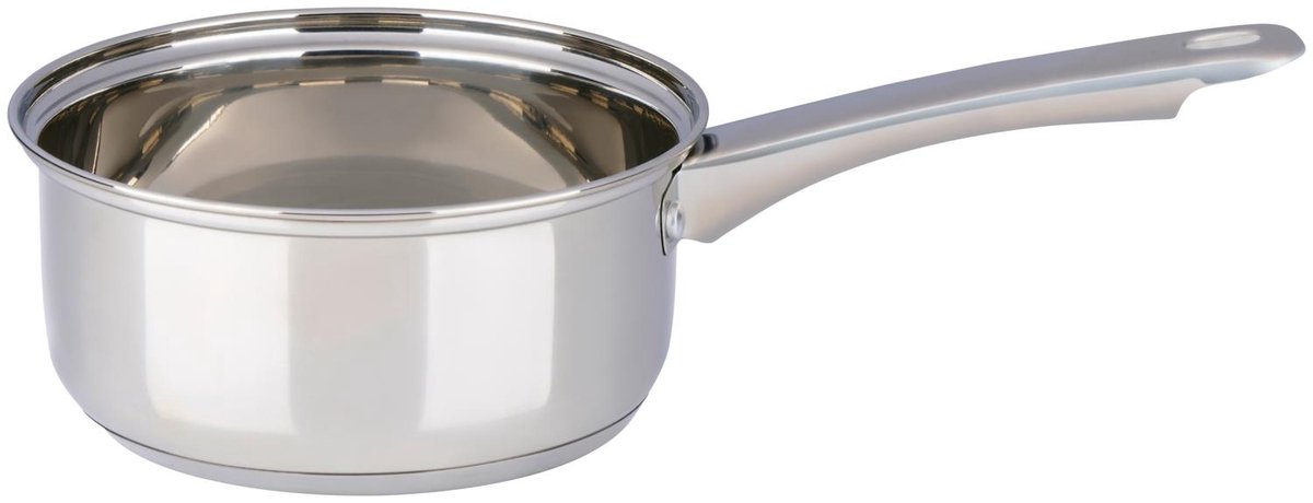 alpina Steelpan met Deksel 1.9L - 16 cm - RVS - Geschikt voor Inductie en Vaatwasser — afbeelding 1