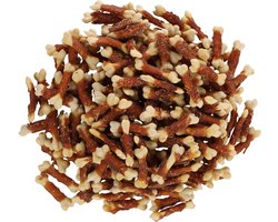 DierOKÉ - calciumbotjes met eend hondenkauwbotjes - calcium bones with duck - natuurlijke hondensnacks - 100st XL verpakking