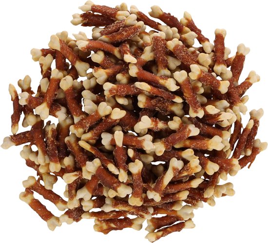 DierOKÉ - calciumbotjes met eend hondenkauwbotjes - calcium bones with duck - natuurlijke hondensnacks - 100st XL verpakking