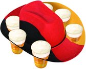 FOLAT BV - Bier hoed in de kleuren van de Duitse vlag - Hoeden > Overige