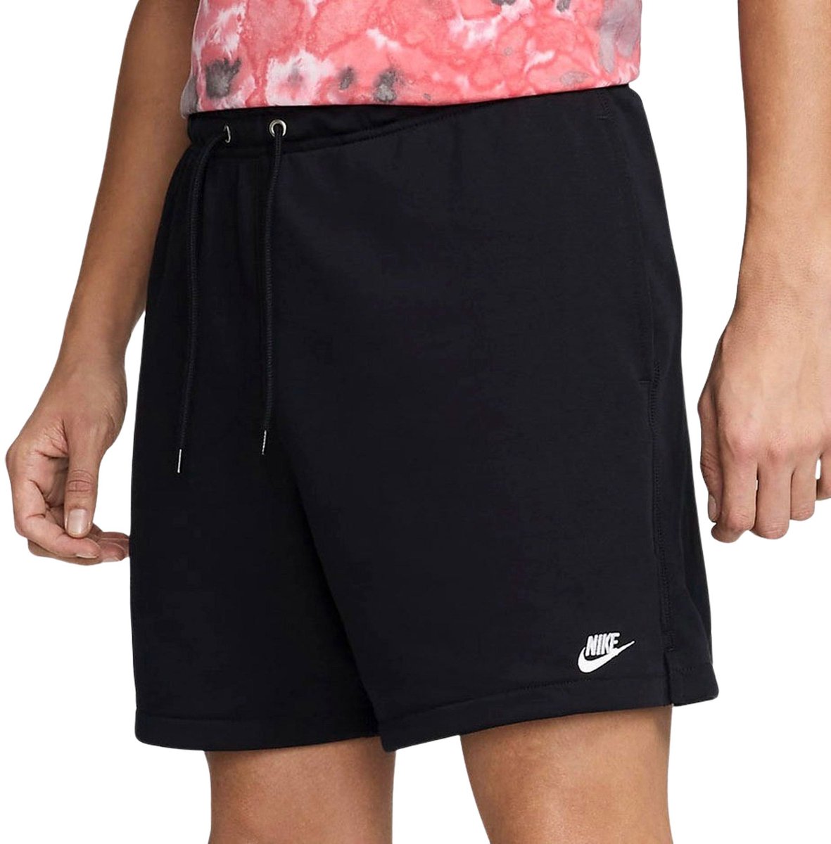 Nike Club Flow Sweatshort Heren Zwart