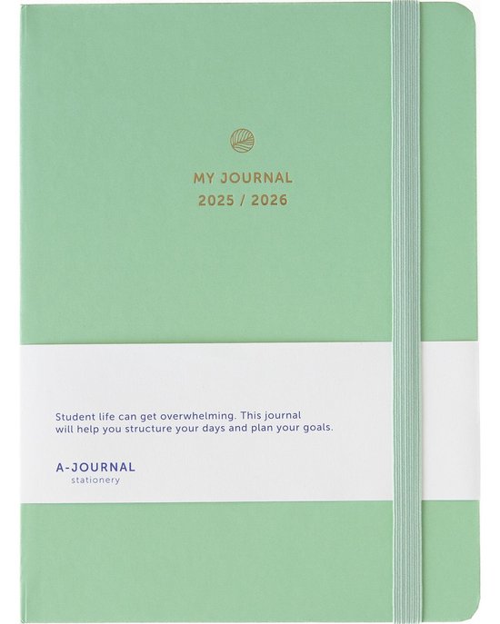 My Journal Schoolagenda 2025/2026 Mint Green