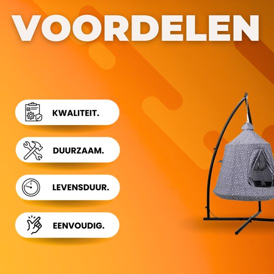 Egg Hangstoel Voor Kinderen Hangmat X standaard Met Boomentent egg-hangstoel-voor-kinderen-hangmat-x-standaard-met-boomentent