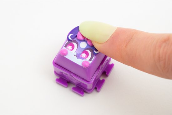 Porte-Clés Clavier Fidget 9 Touches – Anti-Stress Avec Switches Bleus, Couleurs Pastel, Accessoire Déco