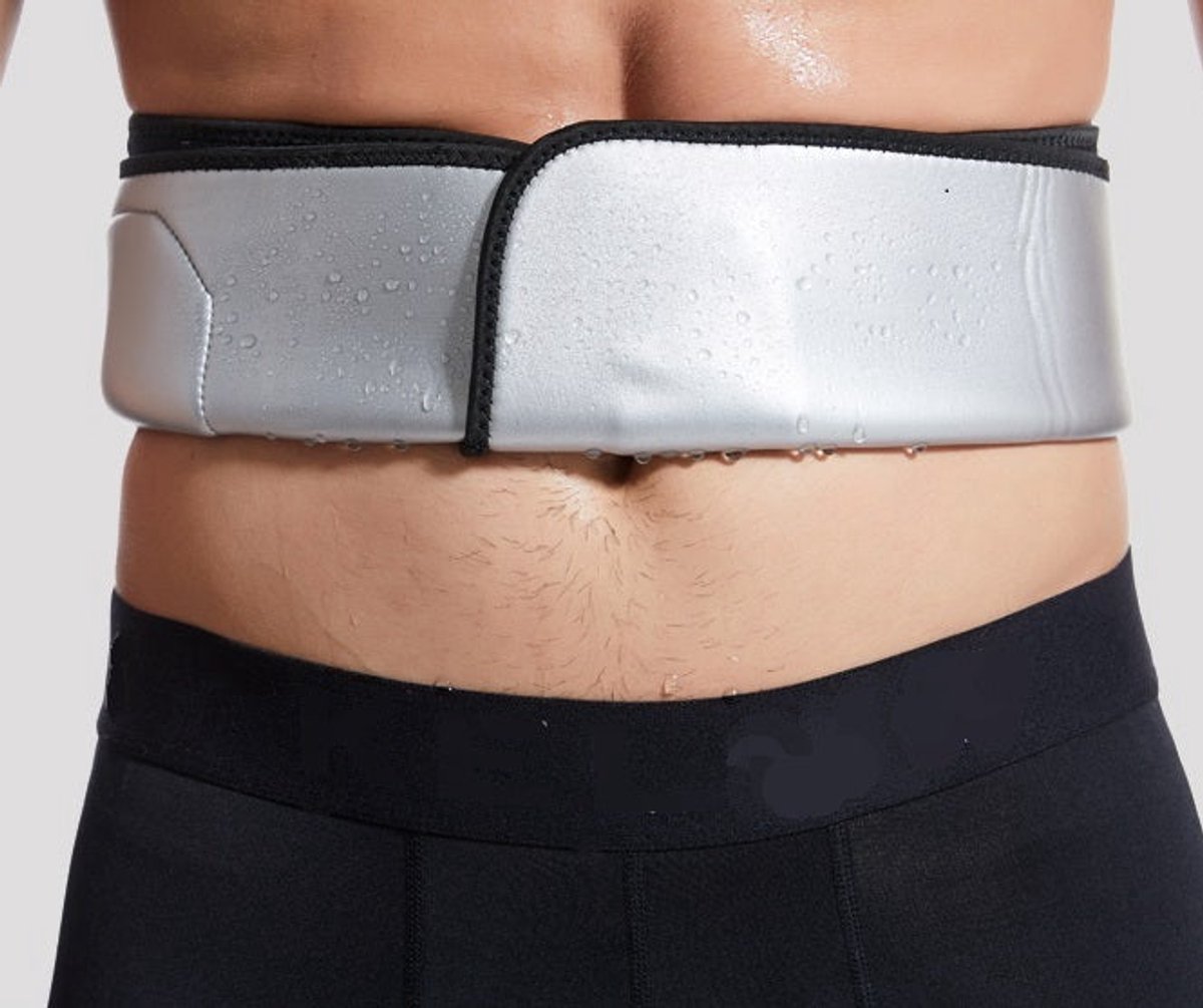 Thermrup® Afslank - Saunagordel met verwarming 3 warmtestanden standen - Maat M - Saunabelt - Waist trainer