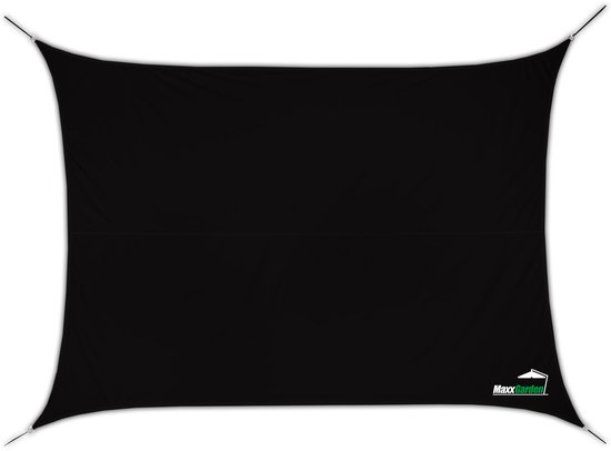 MaxxGarden Schaduwdoek - Zonnezeil Vierkant - 3,6x3,6m - Antraciet