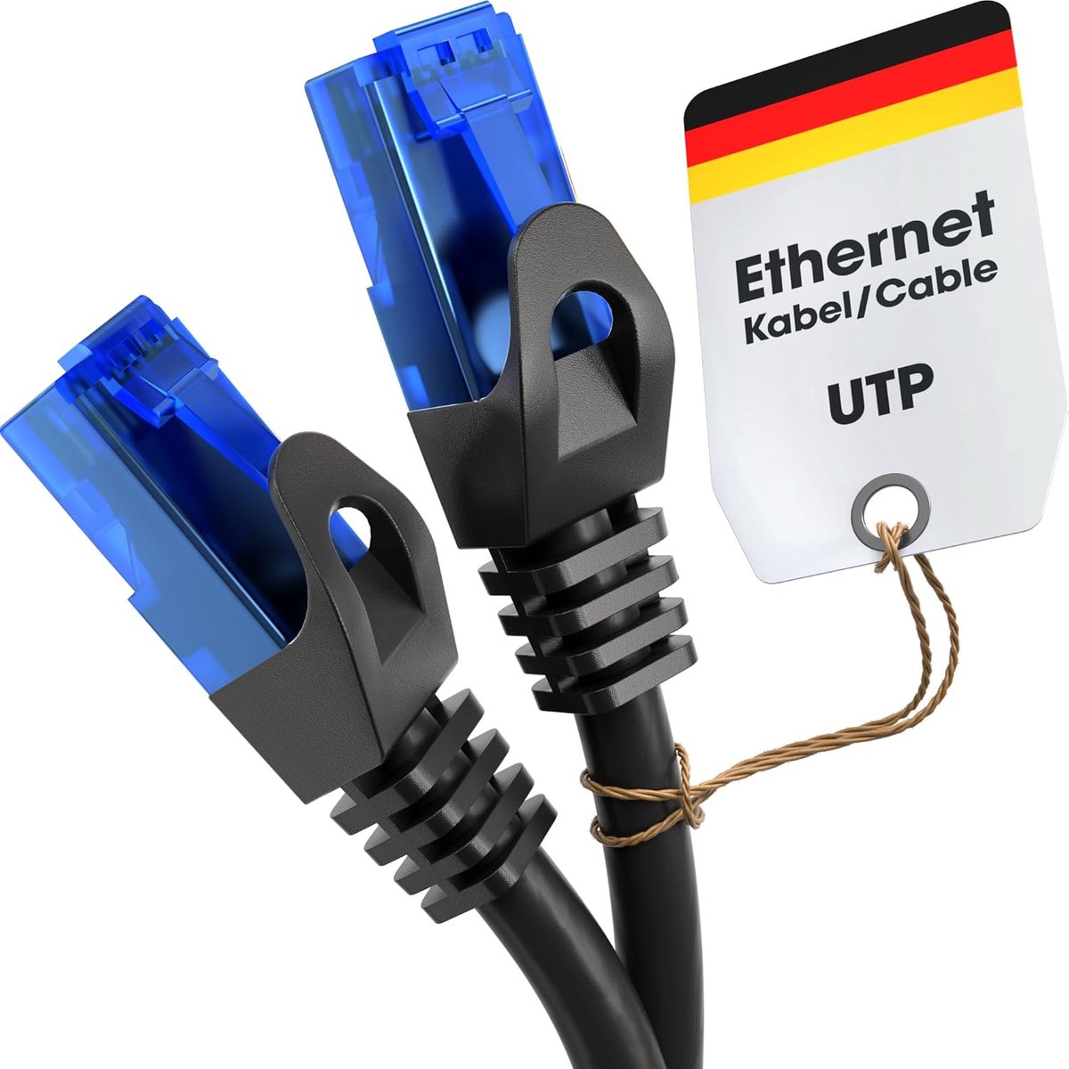 Image of 1,5m Ethernet Kabel voor Gigabit Netwerken - Hoogwaardige LAN-kabel voor Switches, Routers en Modems (RJ45)