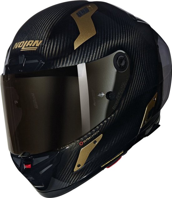 Nolan X-804 RS Aureo 330 Carbon Goud Glossy Integraalhelm - Maat XL - Helm