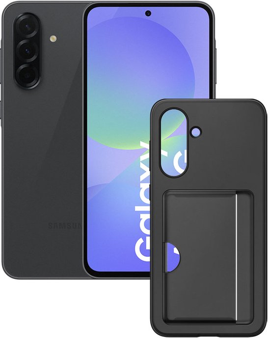 Samsung Galaxy A36 5G - 256GB - Awesome Black + Card Slot Case