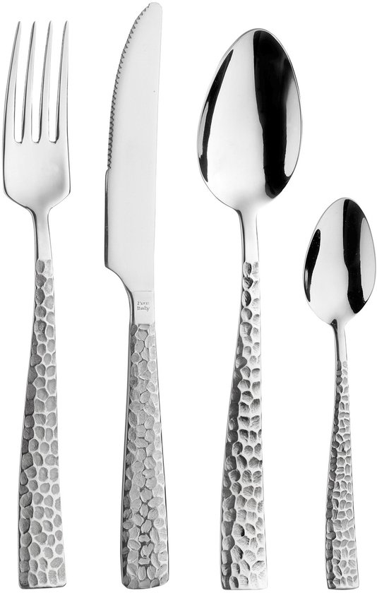 Pintinox Palace Martellato 24-delige bestekset uit rvs in cadeauverpakking