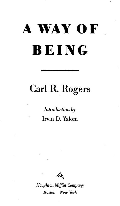 A Way of Being - cover