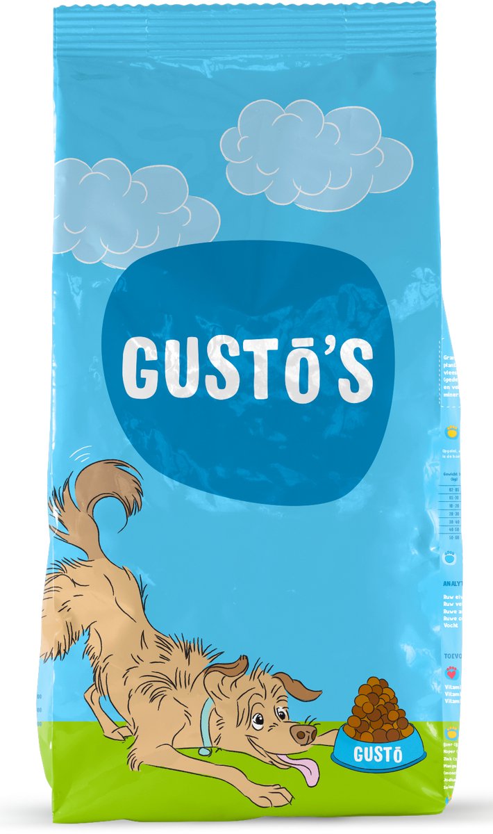Gusto's Hondenbrokken Adult Lam & Rijst 12 Kg