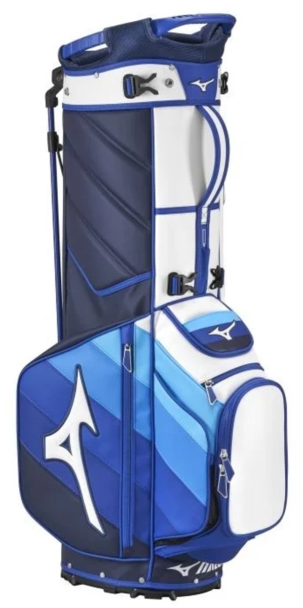 Mizuno Tour Staff 2025 Golftas - Standbag - Wit Blauw van Mizuno — afbeelding 5