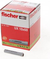 Fischer UX 10 x 60 Universeel Plug - (Prijs per 50 stuks)