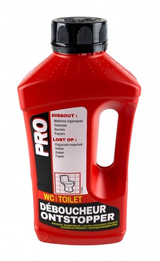 PRO - Toilet ontstopper - Krachtig en ultra-efficiënt - 1L