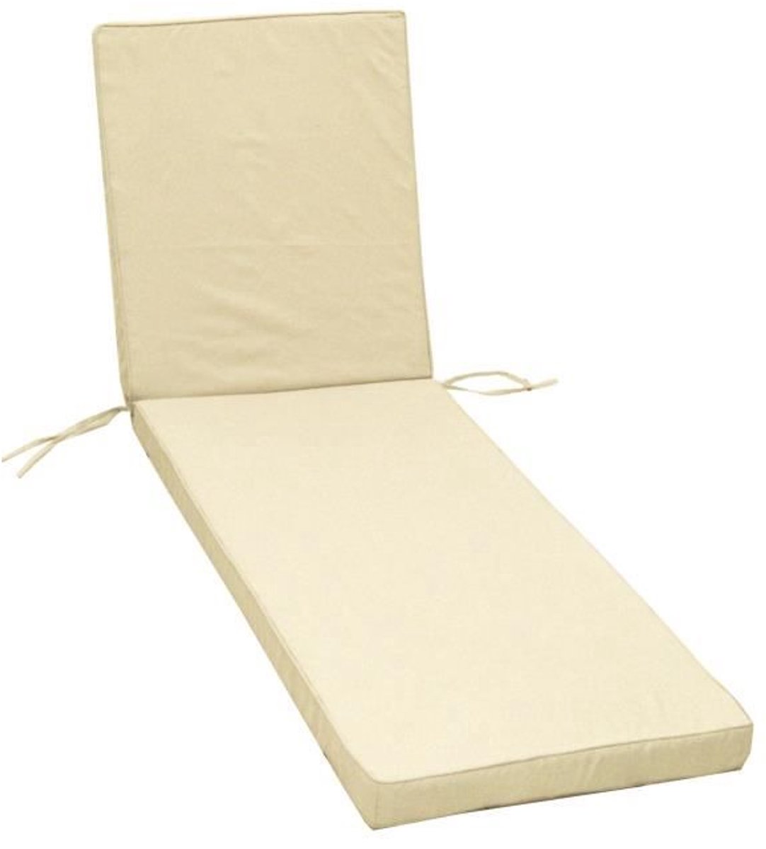 JARDIN PRIVE MONTE CARLO ligstoelkussen - 185 x 55 x 6 cm - Ivoor