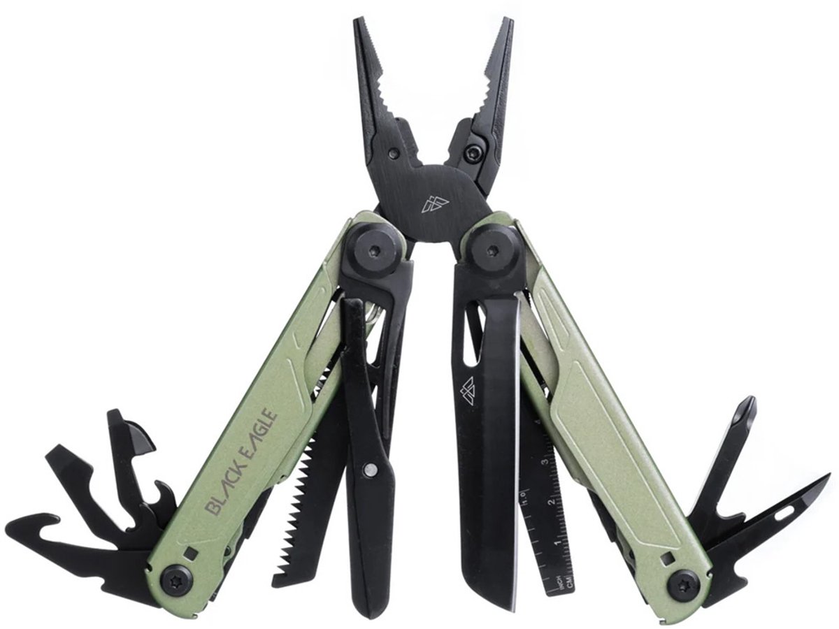 Black Eagle Yukon Forest Green Multitool