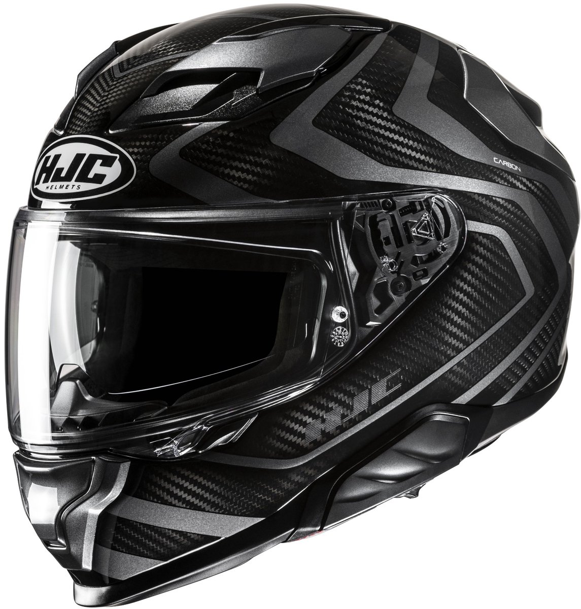 HJC F71 Carbon Nevio Zwart Grijs Integraalhelm - Maat XXL - Helm