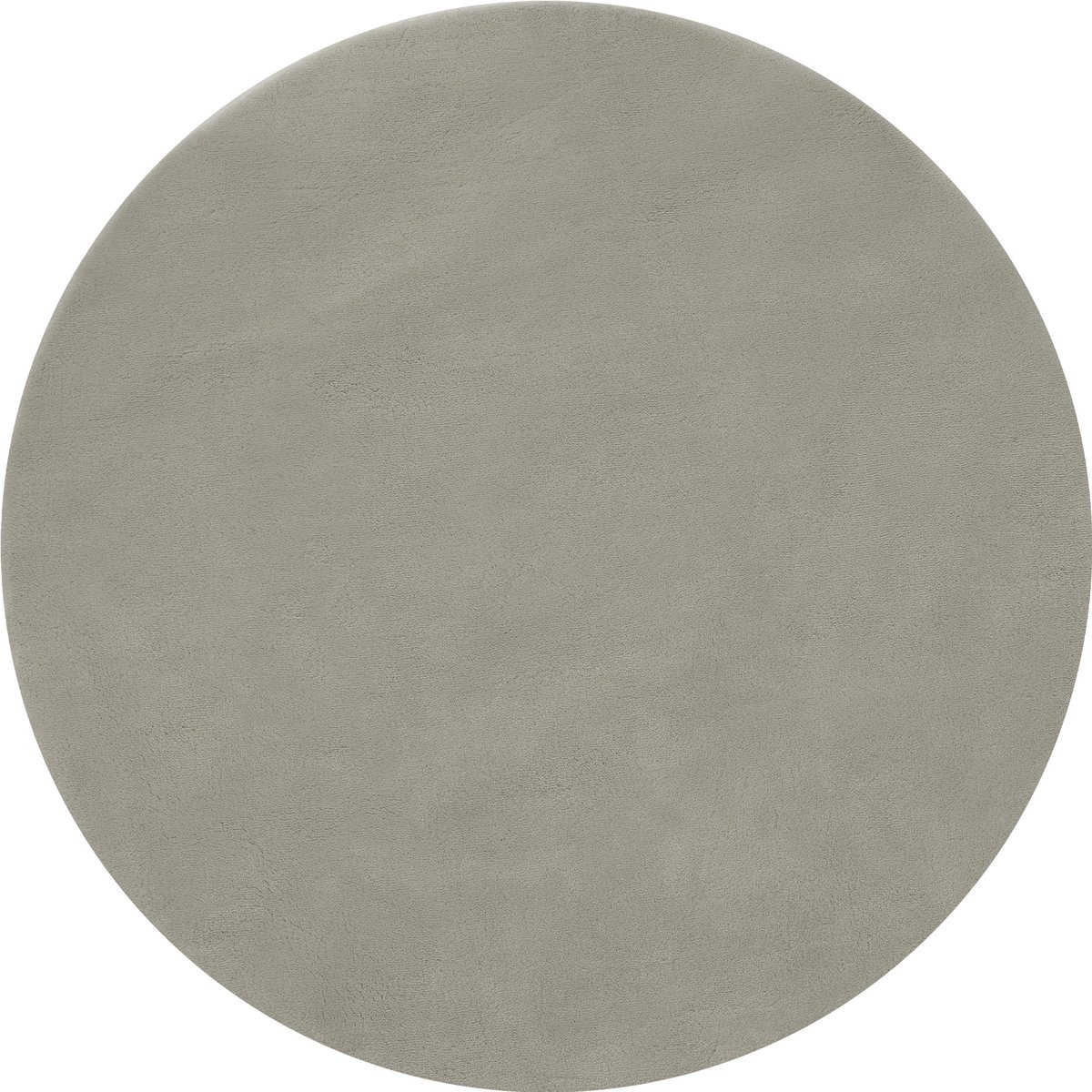 tectake® Kortpolig Vloerkleed - Rond - Ø120 cm - Zandkleur - 1630 g/m² Poolgewicht - Tapijt voor Woonkamer, Slaapkamer, Eetkamer - Onderhoudsvriendelijk en Wasbaar - Antislip Ondertapijt - Allergievriendelijk - Diverse maten en kleuren