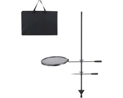 Roterende Grill - BBQ Grillwagen accesoires - Dubbellaags Kookrooster Grillrek 6 kg - Grill rooster Roterende Grill - BBQ Grillwagen accesoires - Dubbellaags Kookrooster Grillrek 6 kg - Grill rooster