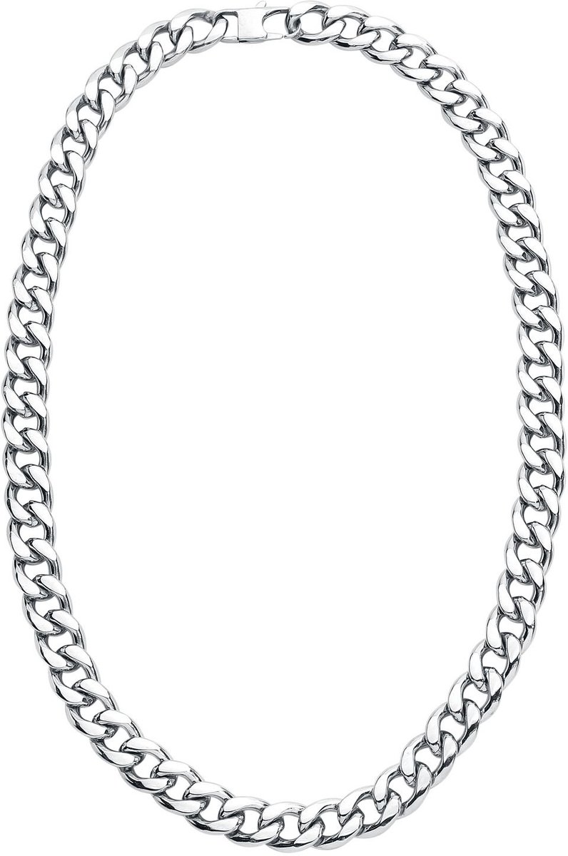 Goedkoopste etNox hard and heavy Panzerkette Halsketting zilverkleurig 50 cm Heren