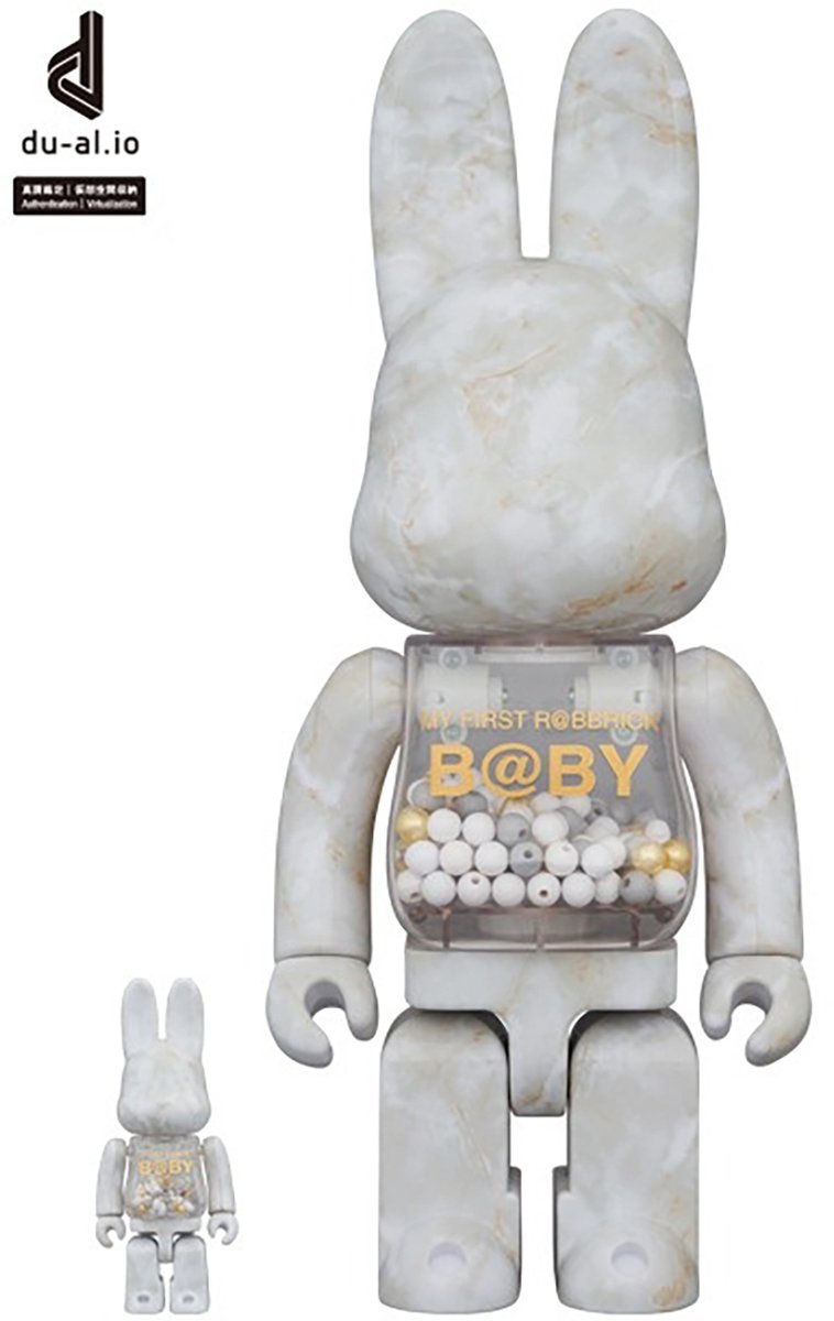 400% & 100% Rabbrick set - My First Rabbrick Baby (Marble Stone)
