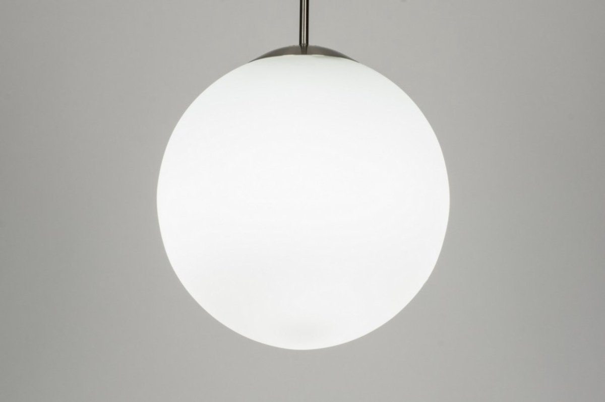 Lumidora Hanglamp 64883 - SNOW - E27 - Wit - Glas - ⌀ 30 cm