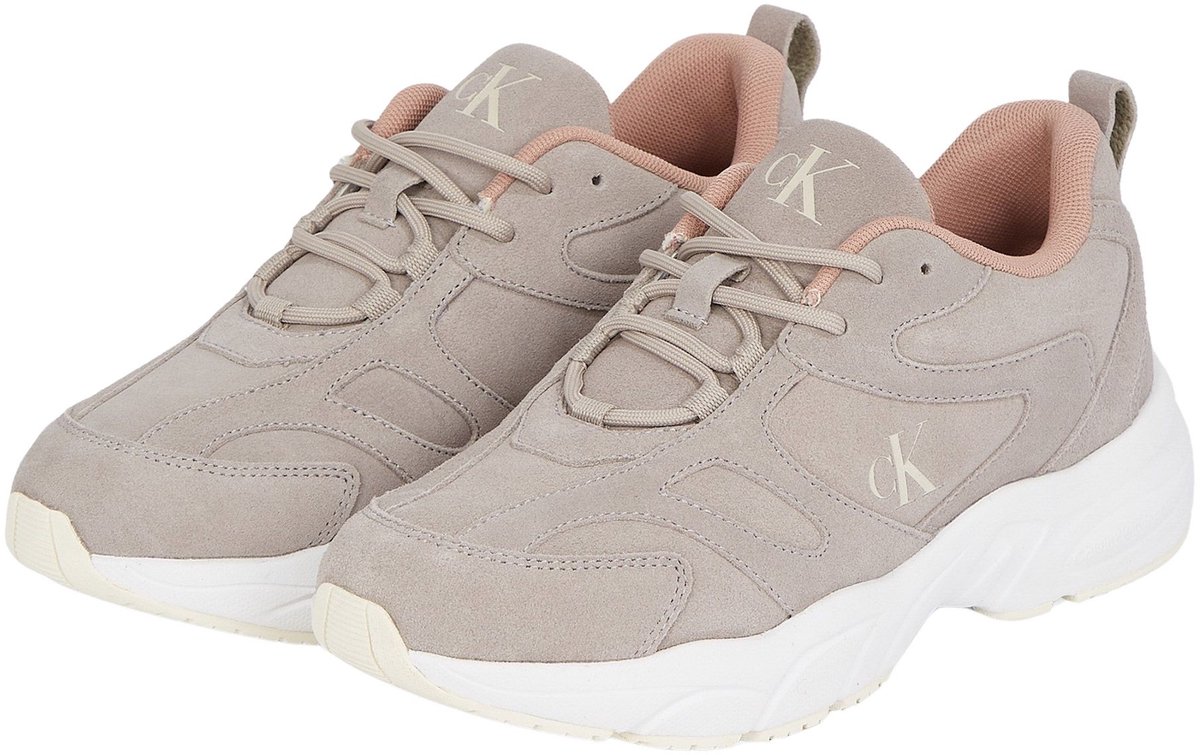 Calvin Klein Retro Tennis Low MG Sneakers Dames grijs