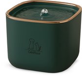 FEELNEEDY Waterfontein Voor Katten – 4L / 135 Oz – Draadloos Op Batterij – Met Bewegingssensor – Ultrastille 25 DB – Incl. 2 Filters – Roestvrij Staal – Beige – Automatisch En Inductiemodus