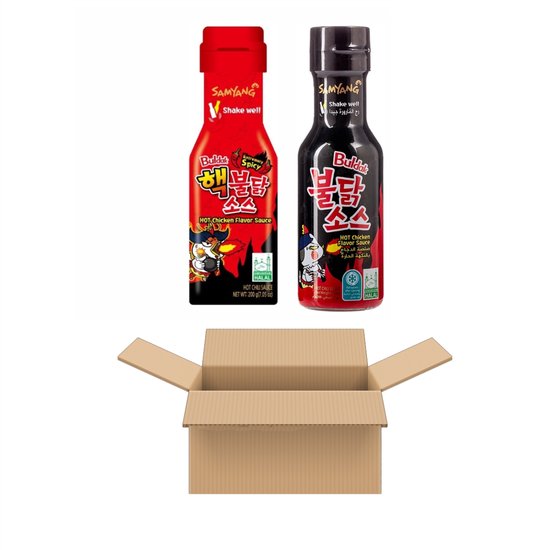 Samyang Buldak Sauces Hot Chicken Flavor, Extremely Spicy Hot Chicken Flavor (2x200g)