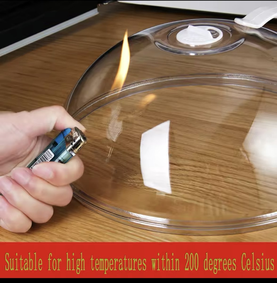 Microwave Deksel – Transparant – 20 CM Diameter – Voorkomt Spatten – Hittebestendig tot 200°C - F2.3
