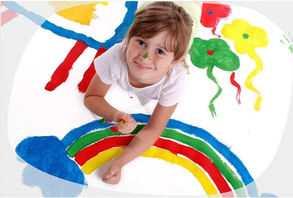 Ensemble De 30 Pinceaux Lavables Pour Enfants, Pinceaux Éponge