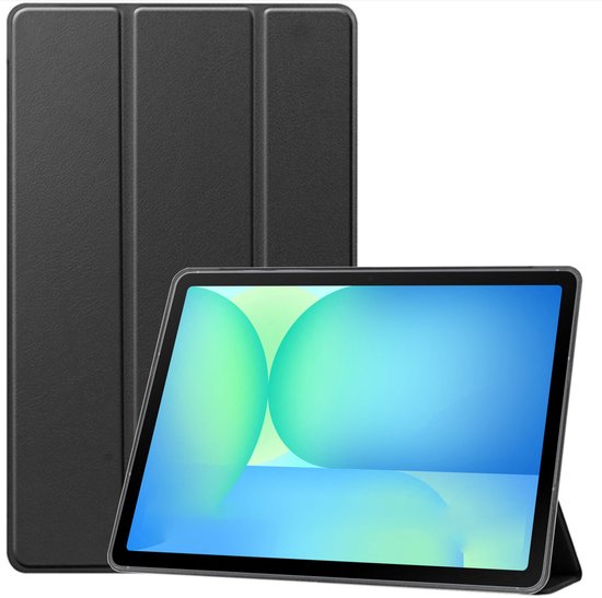 Étui TechNow pour Samsung Galaxy Tab S10 FE / S9 FE / S9 - Étui Extreme Shock - Smart Case - Zwart