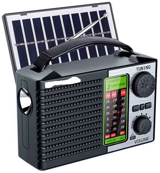 Feegow Tragbares AM/FM/SW Radio - Kompakt 12,9cm Mit 3W Lautsprecher