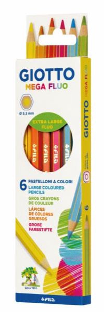 Giotto F225700, Verschillende kleuren, 6 stuk(s)