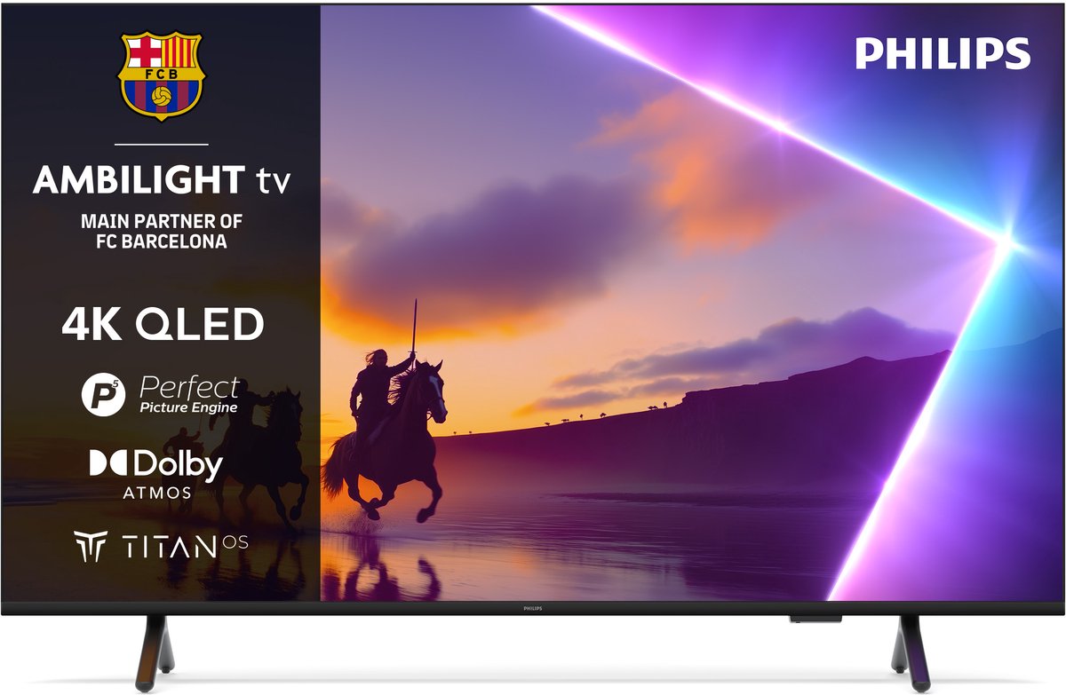 Philips 75PUS8500/12 - 75 inch - 4K QLED - 2025 - Philips - €749,00