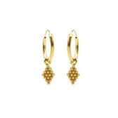 Karma symbols Oorring grapes goud M2948